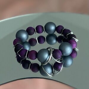 Purple Tiger Eye Bracelet